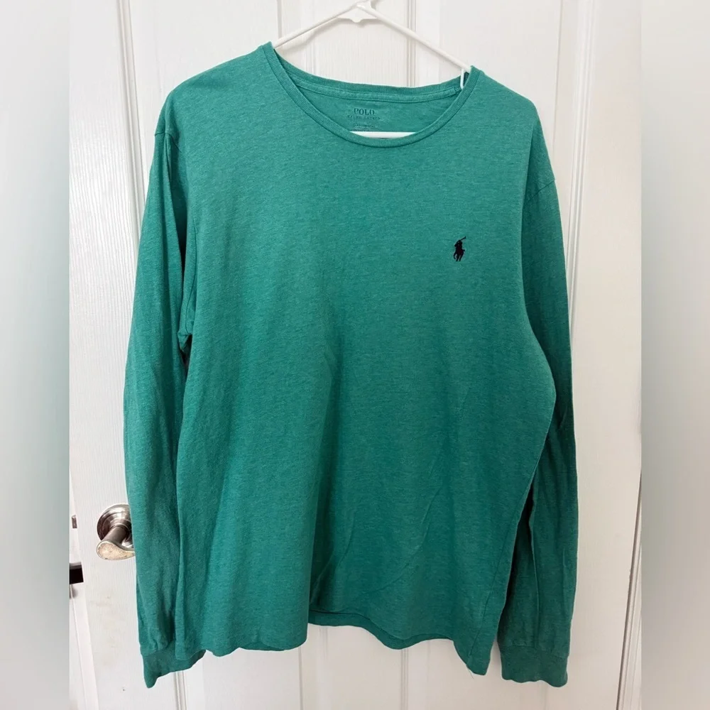 Polo by Ralph Lauren Teal Crew Neck Shirt